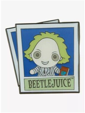 Loungefly Beetlejuice Polaroid Portrait Enamel Pin